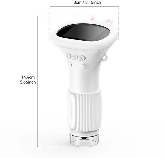 Microscopio portatile per bambini, ingranditore ottico portatile per esperimenti scientifici (bianco)