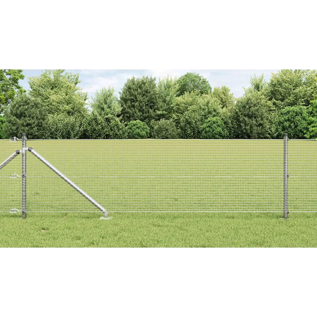 Palo della recinzione Argento 50 x 0,4 m (mesh 19 x 19 mm)