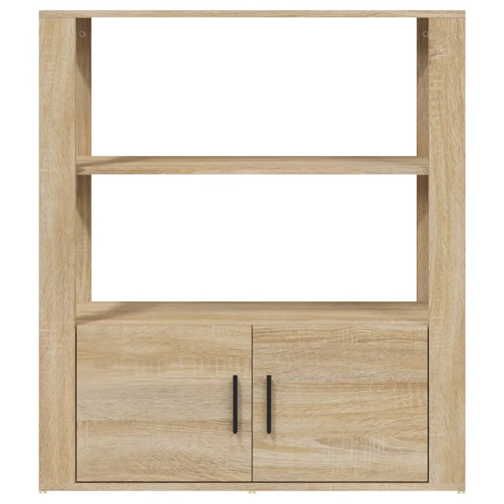 Credenza Rovere Sonoma 80x30x90 cm in Legno Multistrato 819463
