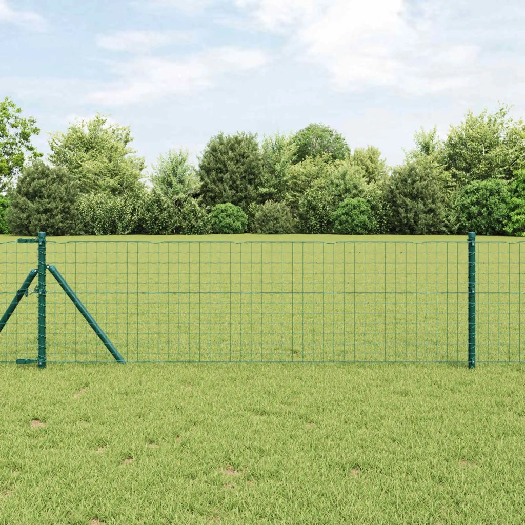 Palo della recinzione 2 pz Verde 100 cm CFW6089556