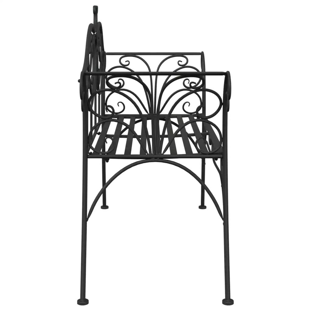Panchina da giardino 2-Numero di posti 130 x 47 x 90 cm Acciaio 42029542