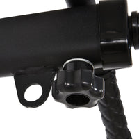 Barra per Trazioni a Muro 2 in 1 con 3 Impugnature Diverse 93,5x65x17 cm in Acciaio Nero