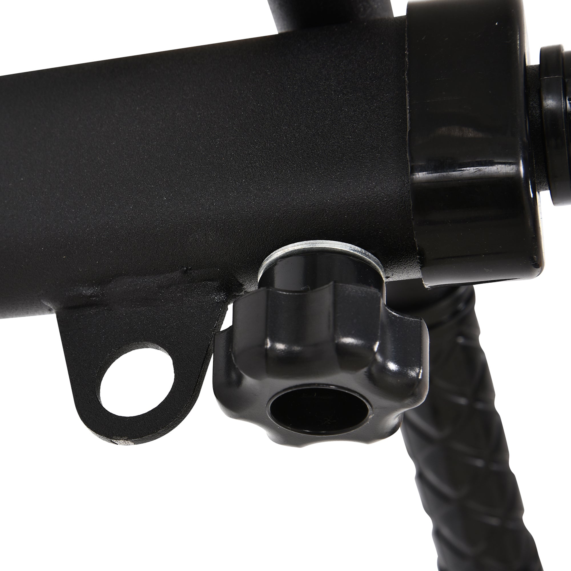 Barra per Trazioni a Muro 2 in 1 con 3 Impugnature Diverse 93,5x65x17 cm in Acciaio Nero