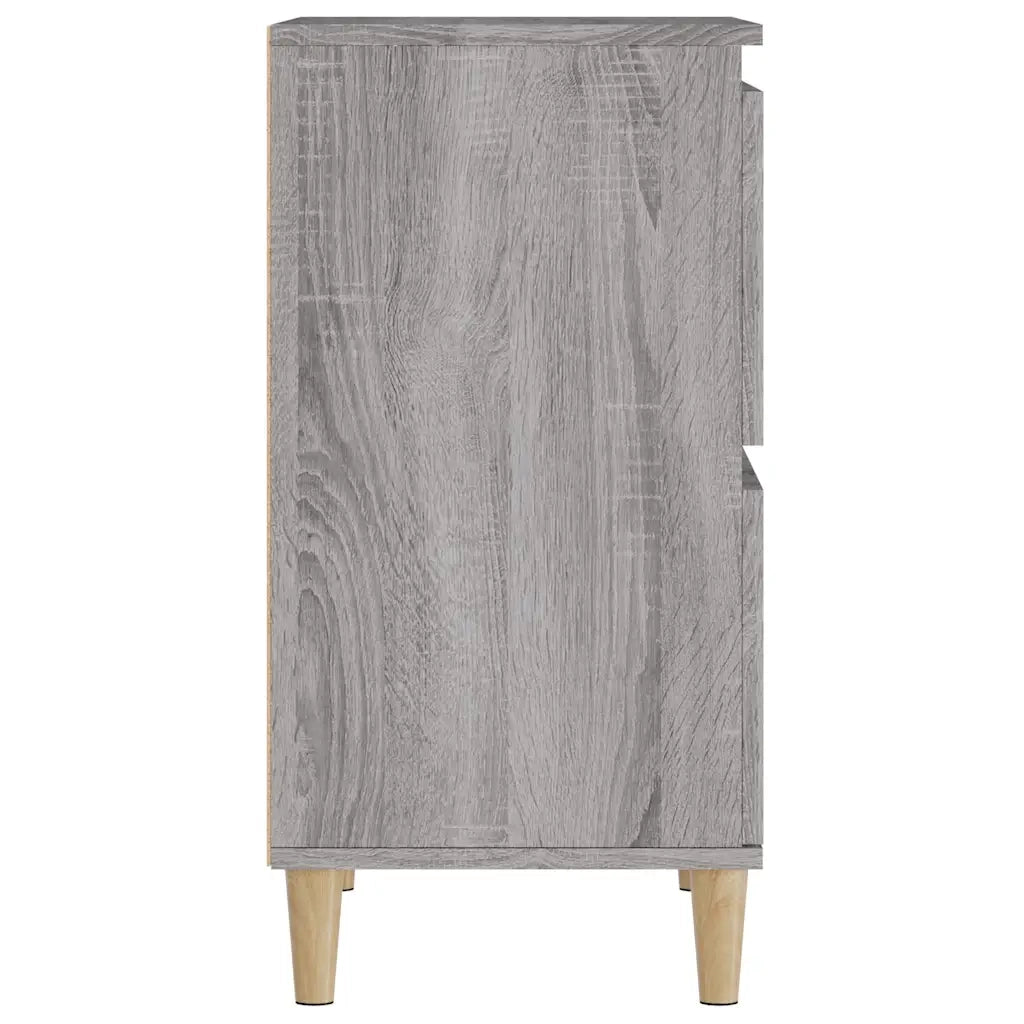 Credenza Grigio Sonoma 60x35x70 cm in Legno Multistrato