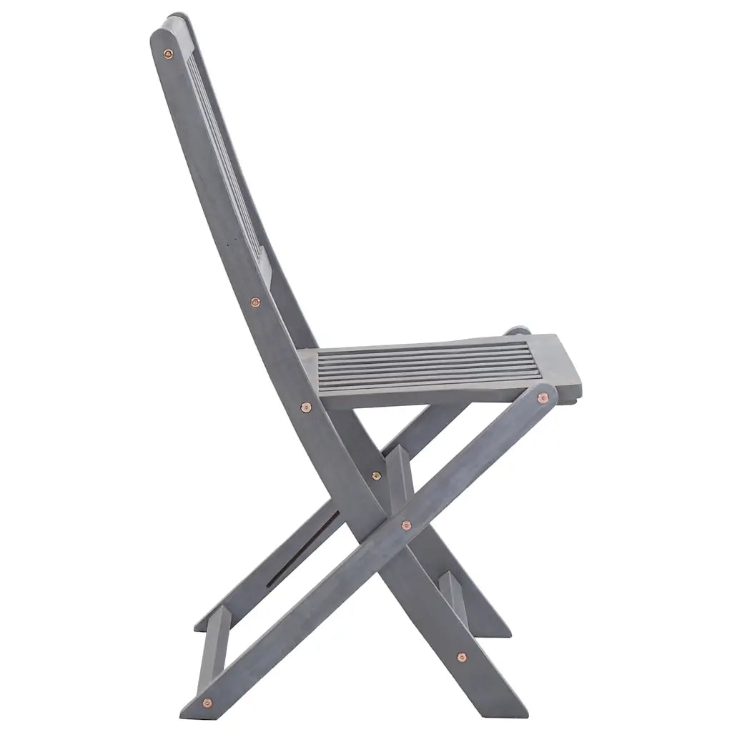 Sedie da Giardino Pieghevoli 6pz con Cuscini in Massello Acacia 3065437