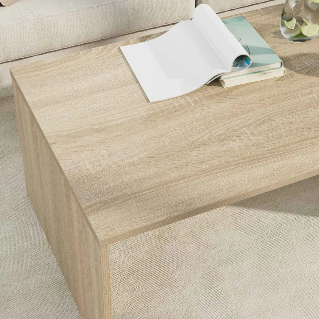 Tavolino da salotto | Tavolino da caff¨¨ | Tavolino da Soggiorno Rovere Sonoma 95 x 50 x 34 cm