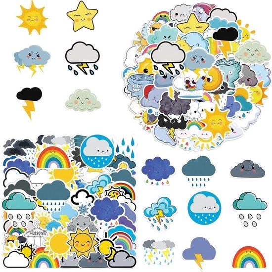 100 Sticker graffiti creativi per personalizzare bottiglie d'acqua, quaderni, chitarre e skateboard