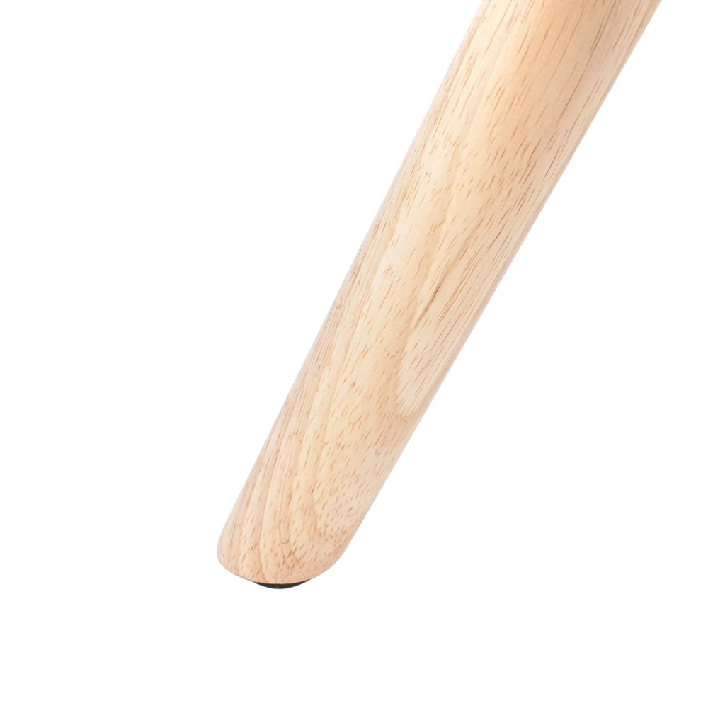 Poltrona per bambini con gambe in legno bouclè rosa pastello cameretta