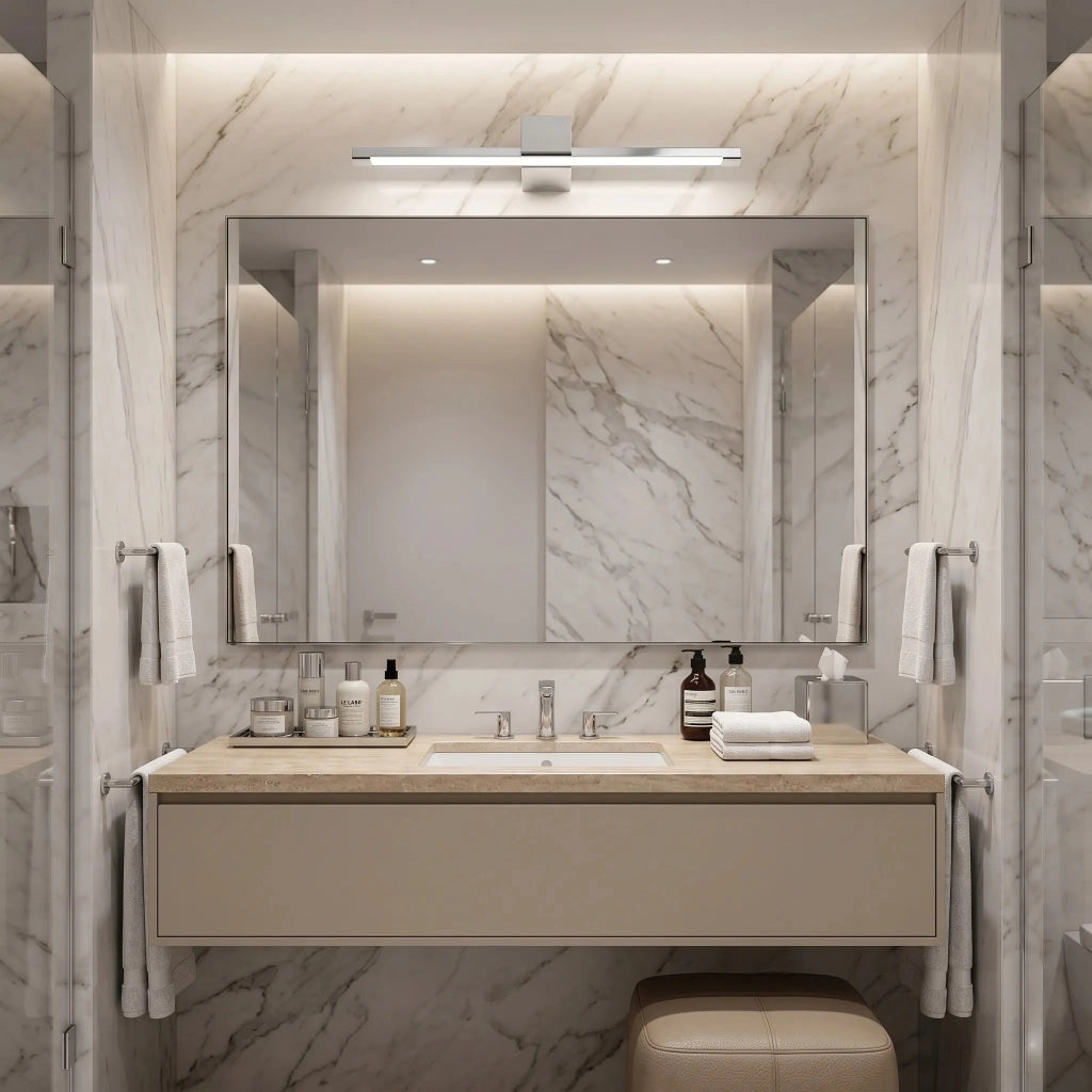 Applique Da Bagno Led Swe040-1w 40cm Chrome