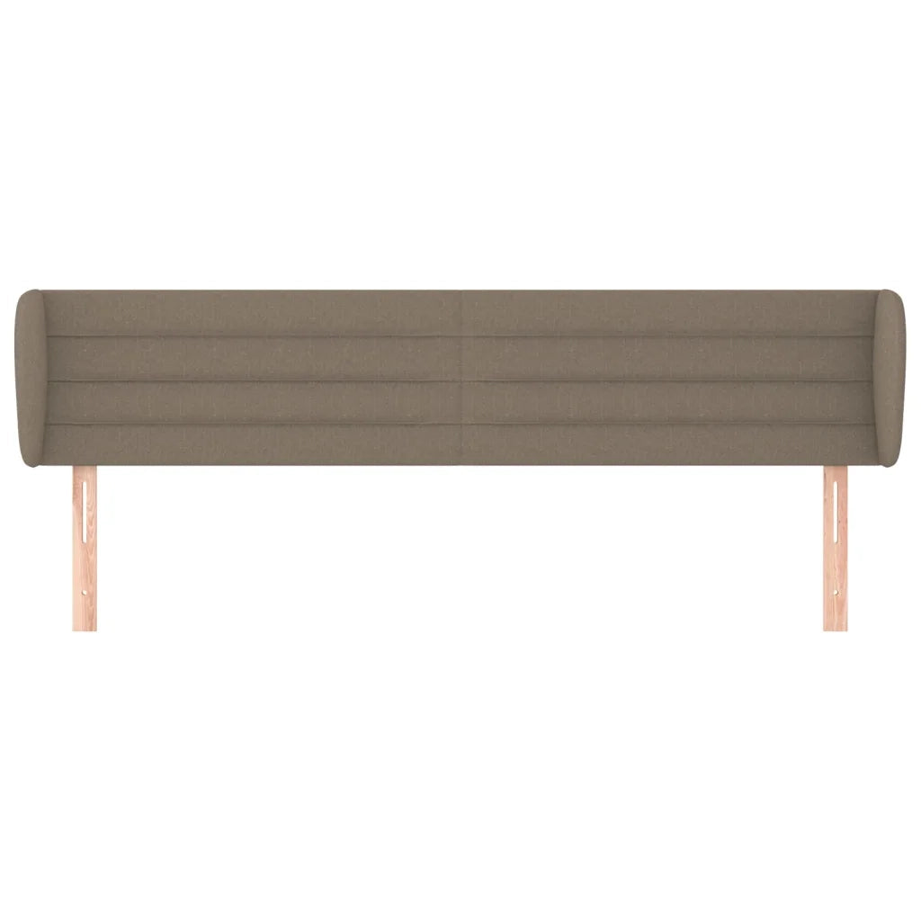 Testiera ad Orecchio Tortora 183x23x78/88 cm in Tessuto 3117302