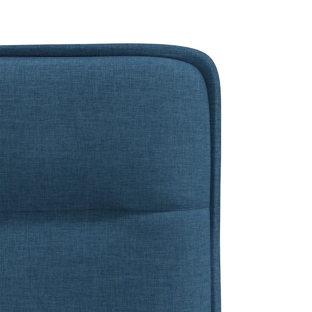 Sedie da Pranzo 4 pz Blu in Tessuto 3315340