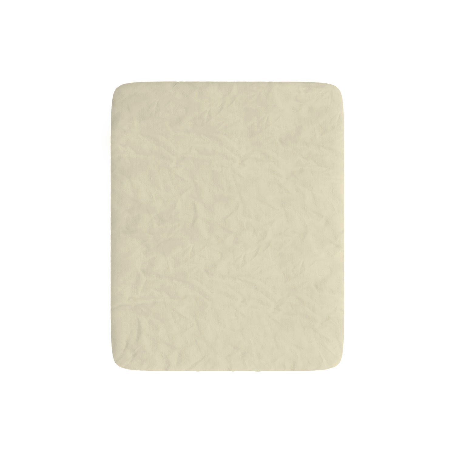 Lenzuola Sotto Matrimoniale  Linea Water Washed Crema