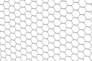 Recinzione per conigli Zeshoekig gaas 10 metri zincato a maglia 13 x 13 mm altezza 50 cm lunghezza 10 m.