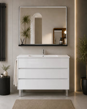 Mobile bagno con lavabo ORIGENBATH IMPERIA senza specchio 100x45 cm bianco