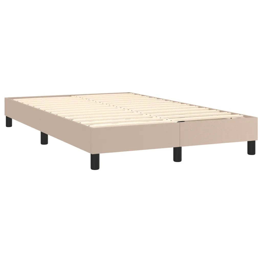 Giroletto a Molle con Materasso Cappuccino 120x200cm Similpelle cod mxl 63924