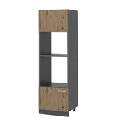 Vicco Set mobili bagno Rovere artigianale 60 cm