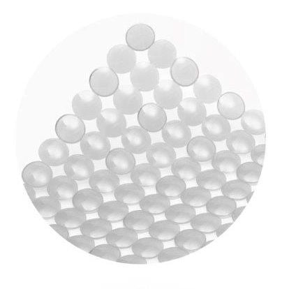 Tappeto antiscivolo per vasca - Modello Rondo - Colore Cristallo