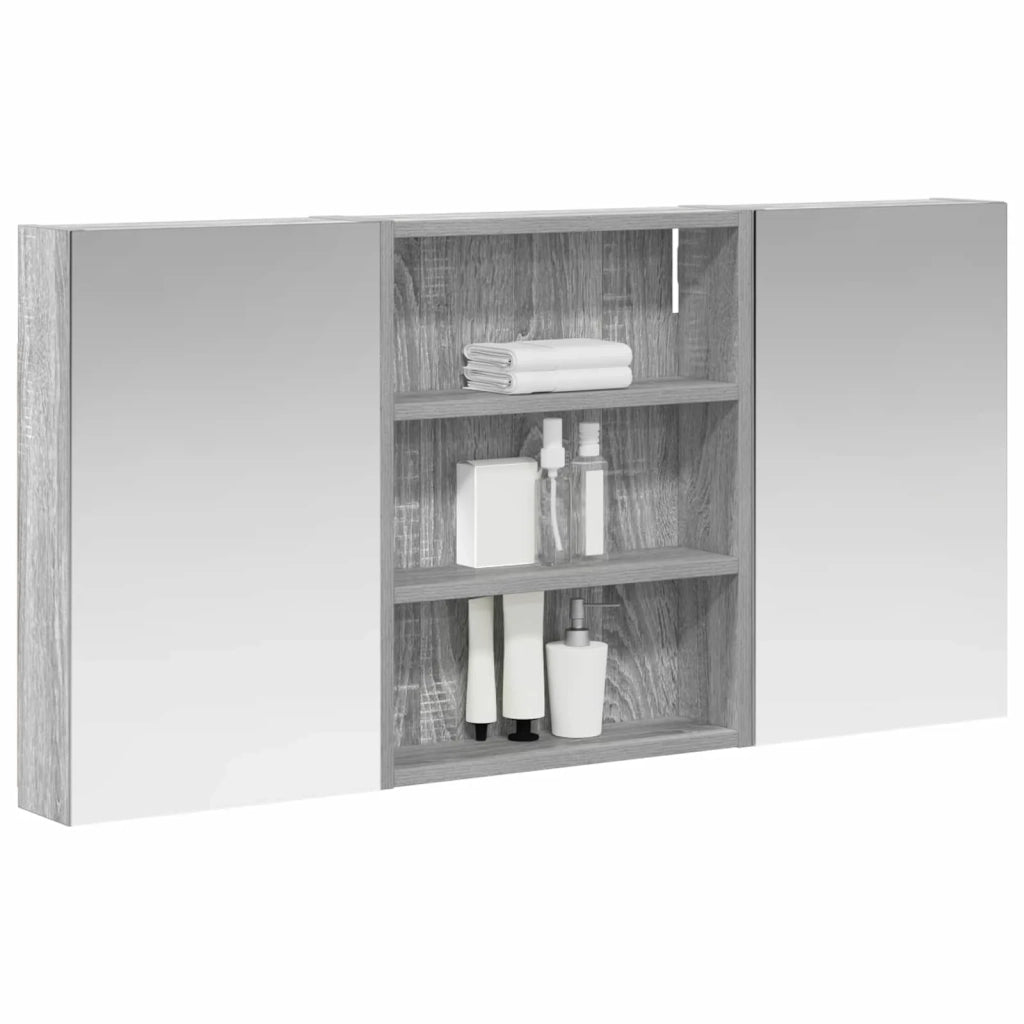 Set di Armadi da Bagno con lo scaffale 3 pcs 100 x 10,5 x 50 cm 3403685