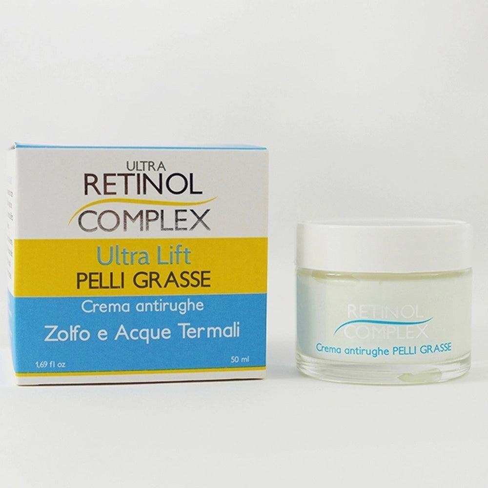 Trade Shop - Crema Ultra Lift Pelli Grasse Antirughe Anti Rughe Con Zolfo E Acque Termali -