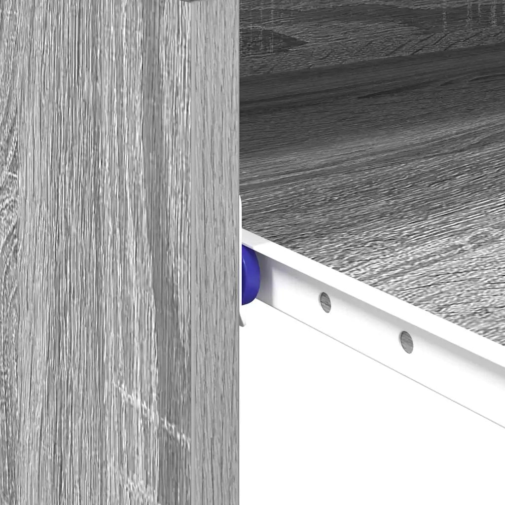 Scrivania | Tavolo da Ufficio Grigio Sonoma 77.5 x 43 x 79 cm Legno multistrato
