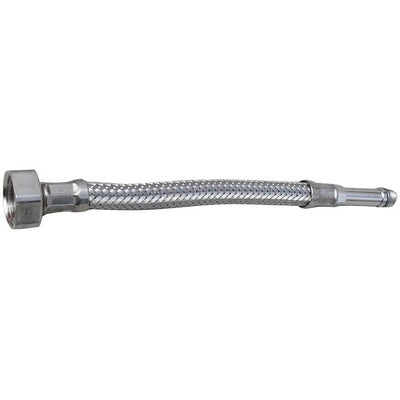 FLESSIBILE INOX PROLUNGATO PER RUBINETTERIE MONOFORO- F 3/8 cm. 40 Diam. 10- DH- pezzi 1