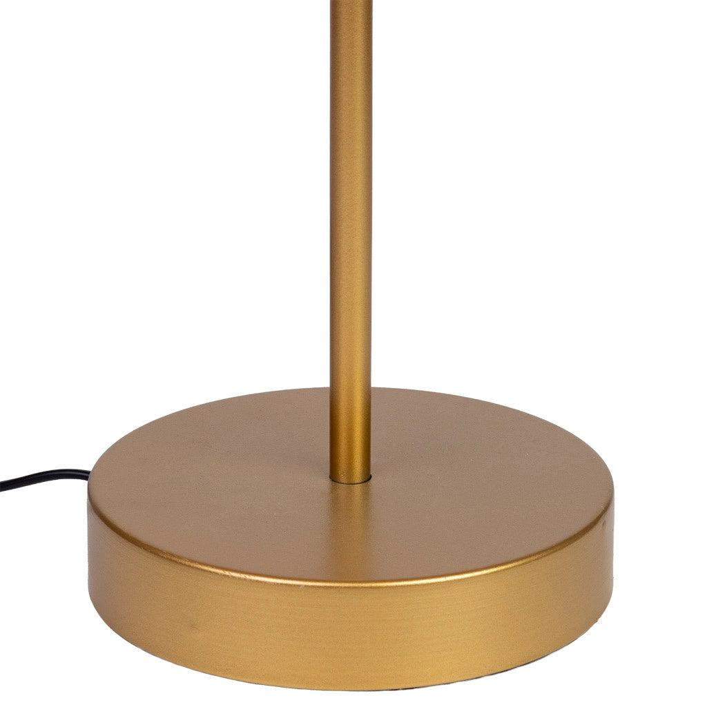 Lampada da tavolo in metallo 30x30x35/50h cm Oro
