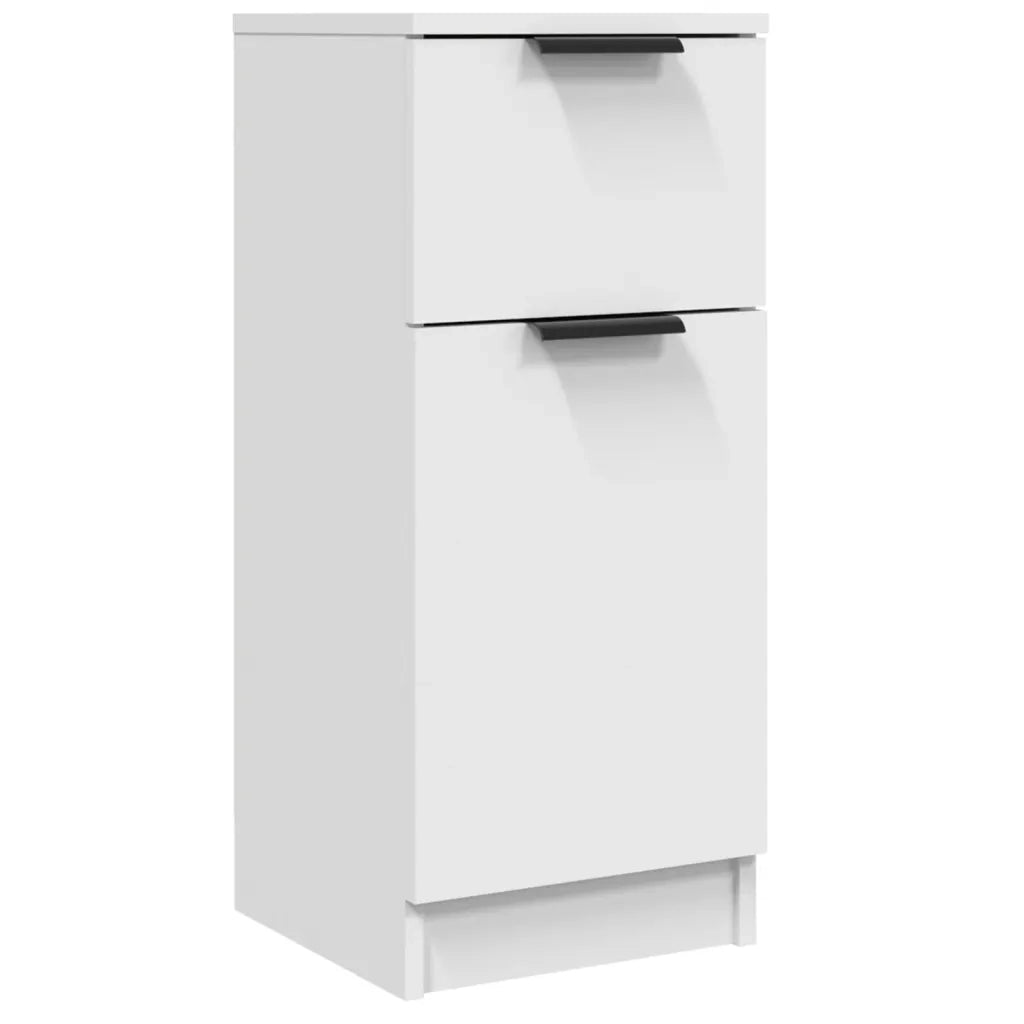Credenza Bianca 30x30x70 cm in Legno Multistrato 811115