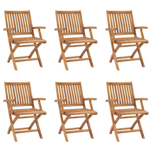 Set da Pranzo da Giardino 7 pz in Legno Massello di Teak cod mxl 74848