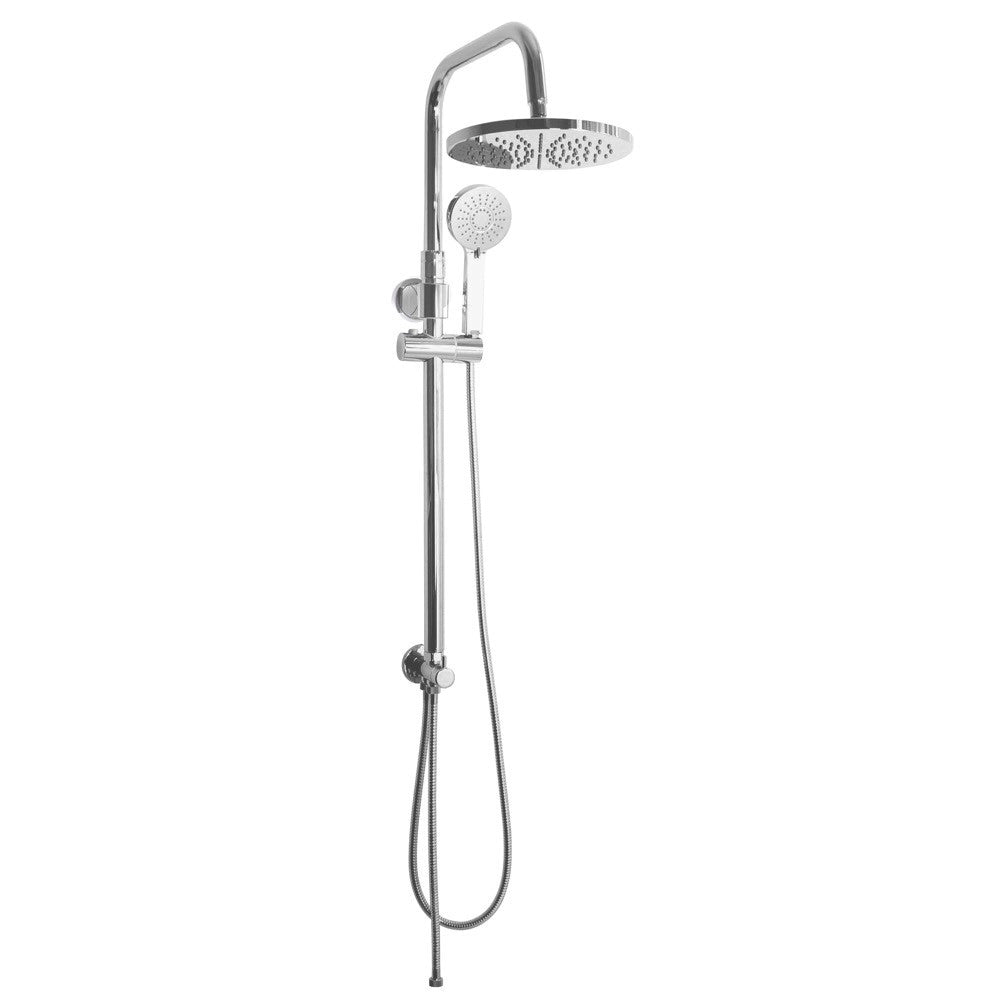 Colonna doccia tonda serie malva con soffione in abs