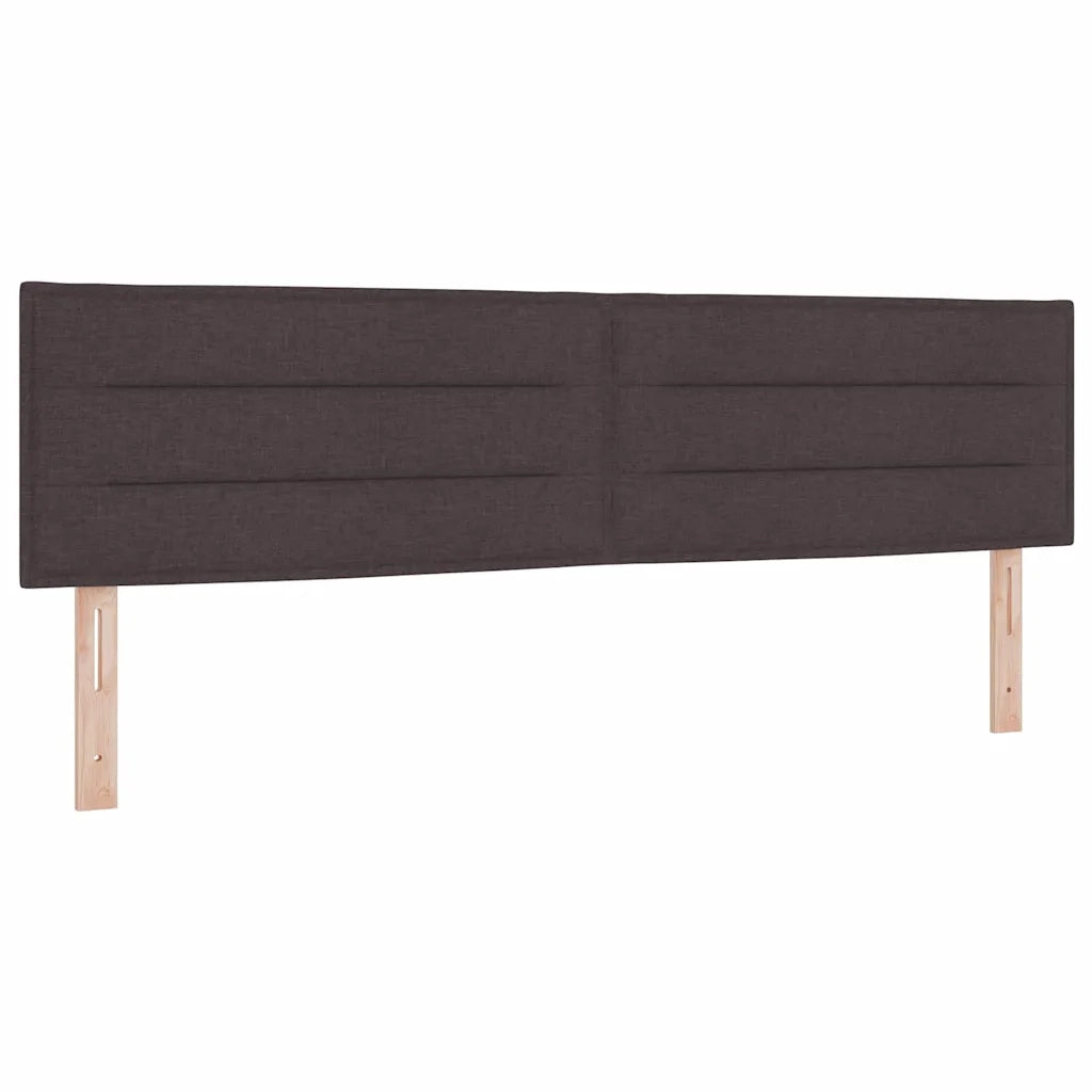 Letto a molle con cuscino Marrone Scuro 180 x 200 cm Tessuto 3338863
