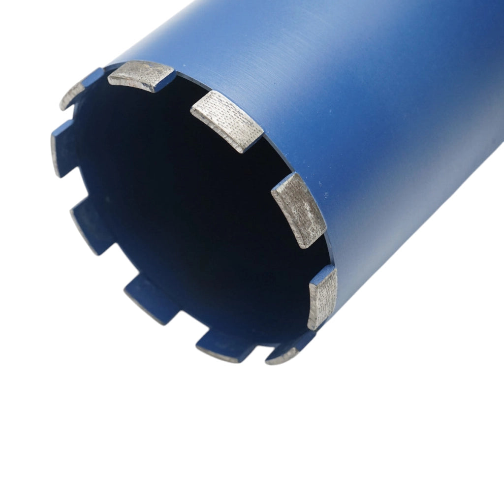 Corona diamantata 132x450mm con filettatura interna 1-1/4 UNC, foratura a umido per calcestruzzo, mattoni Breckner Germany