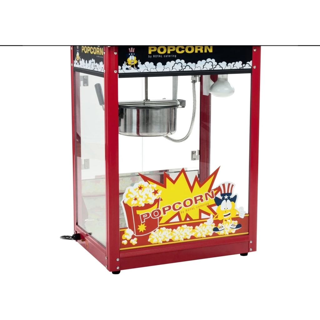 Macchina professionale per popcorn rossa 1600 watt 3614067