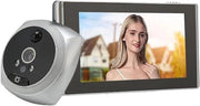 Portalecchio Digitale a Tela LCD 4-5 Pollici - 135 Gradi - Visibilità Notturna - Rilevamento Presenza Umana - Camera - Porta Appartamento - Utilizzo Residenziale