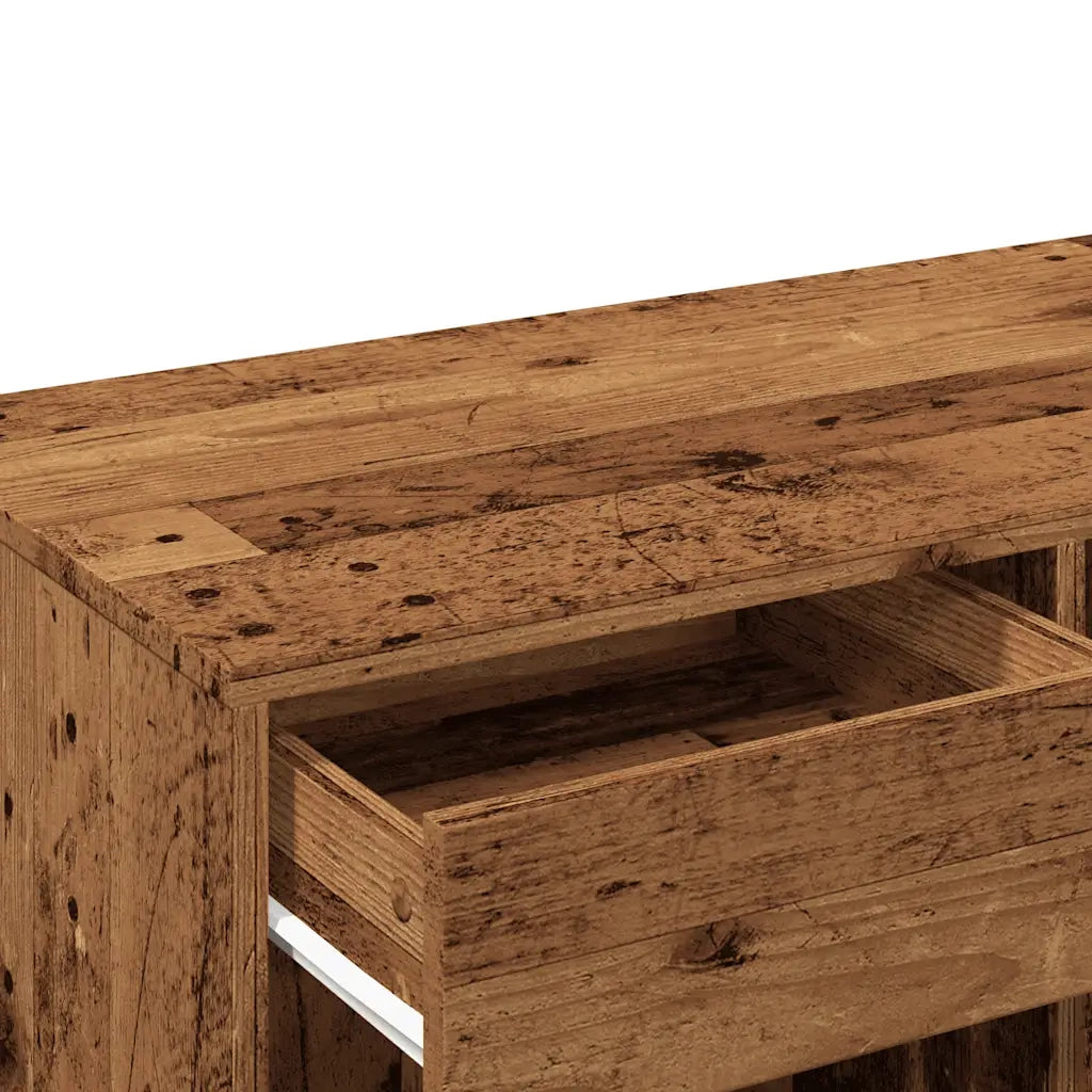Armadietto per Cosmetici Legno Antico 80x40x75 cm in Truciolato CFW7156921
