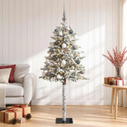 Albero di Natale Artificiale con Palline 150 cm 150 LED 3466182