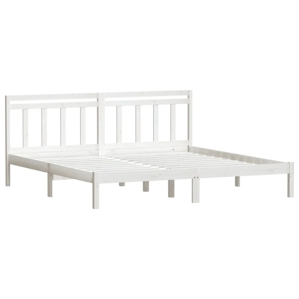 Giroletto Bianco in Legno Massello 180x200 cm 6FT Super King cod mxl 56414
