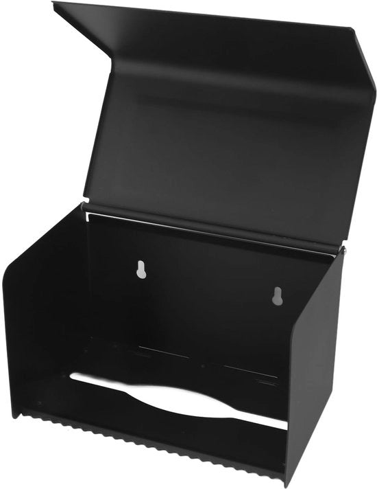 Sostegno per carta igienica impermeabile - fissaggio alla parete - multifunzionale - 20 x 12,5 cm - duraturo e spazievenditore - contenitore per salviette igieniche
