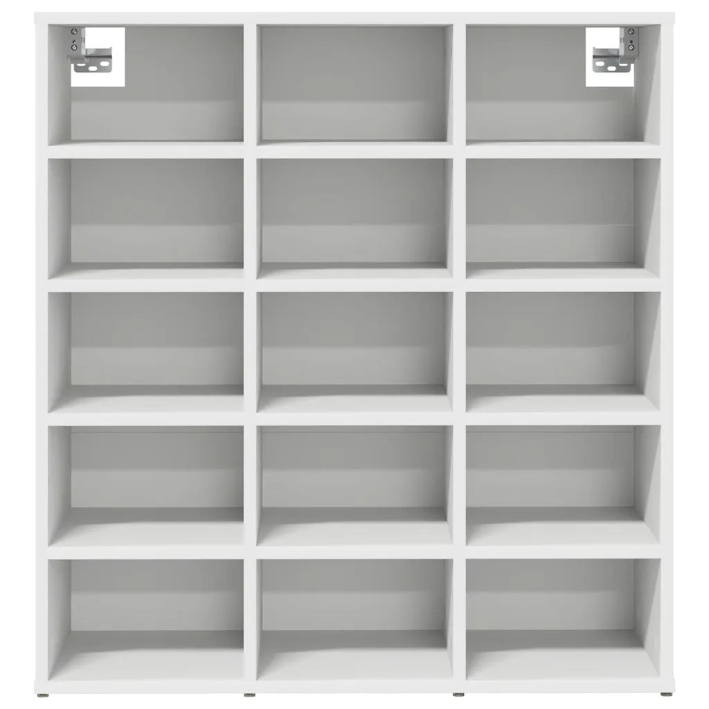 vidaXL Scarpiera Bianco 77.5 x 30 x 83.5 cm Legno multistrato