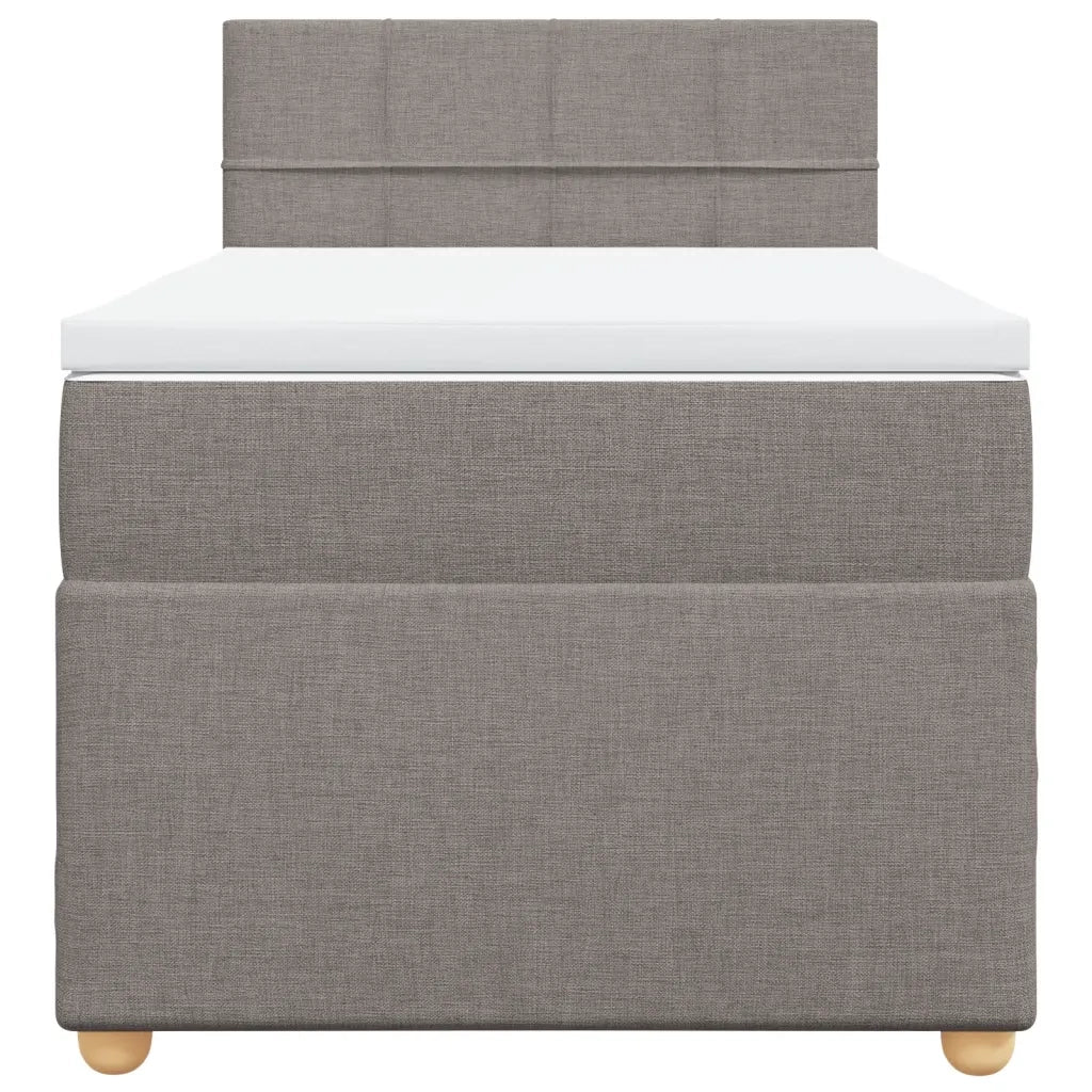 Giroletto a Molle con Materasso Tortora 90x200 cm inTessuto 3286567