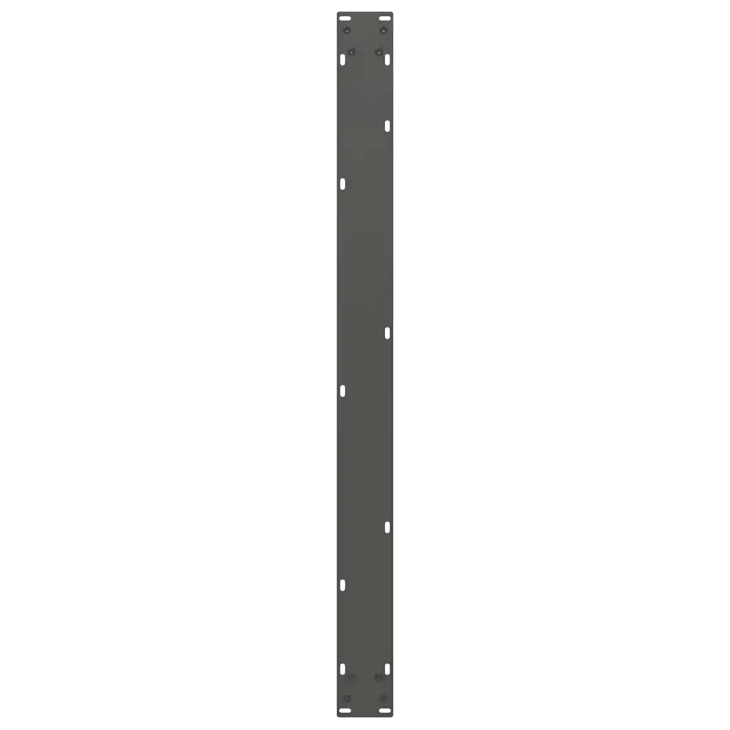 Gambe per tavolo da pranzo a forma di U 3 pz Antracite 100x(72-73) cm Acciaio 4013214