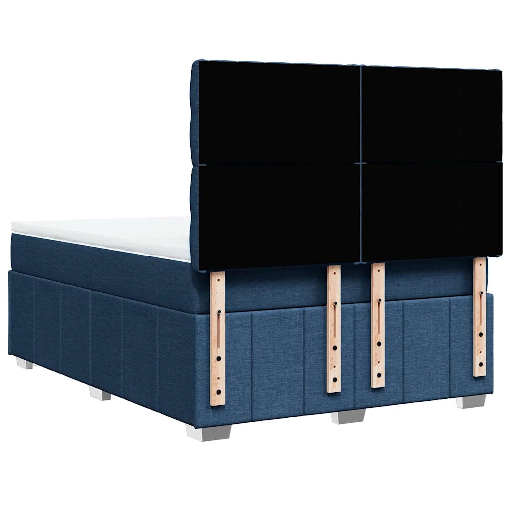 Giroletto a Molle con Materasso Blu 140x190 cm in Tessuto 3291676