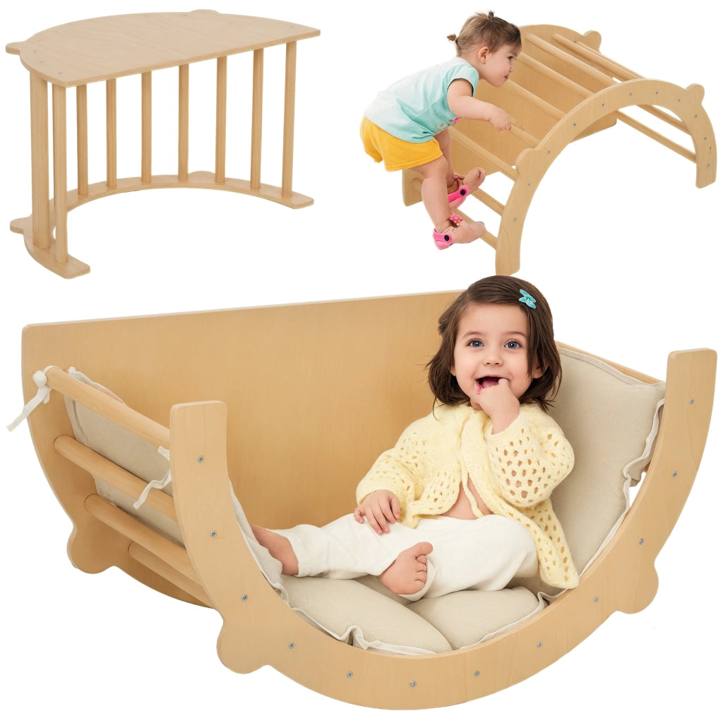 Arco Montessoriano 3 in 1 ¨C zephmum ¨C Legno Naturale