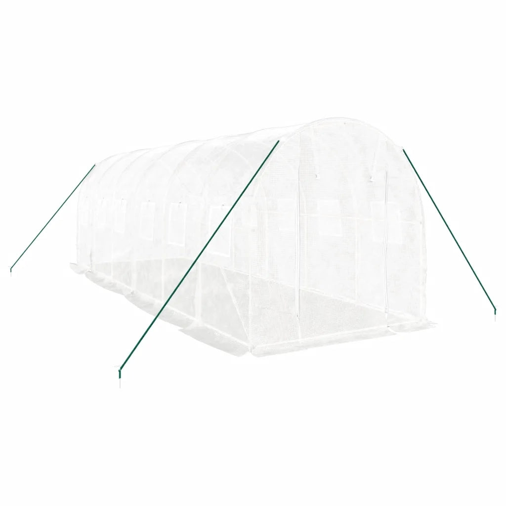 Serra con Telaio in Acciaio Bianco 12 mÂ² 6x2x2 mcod mxl 124679