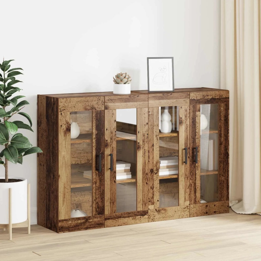 Armadi da Muro 2 pz Legno vecchio 69,5 x 34 x 90 cm CFW9125447