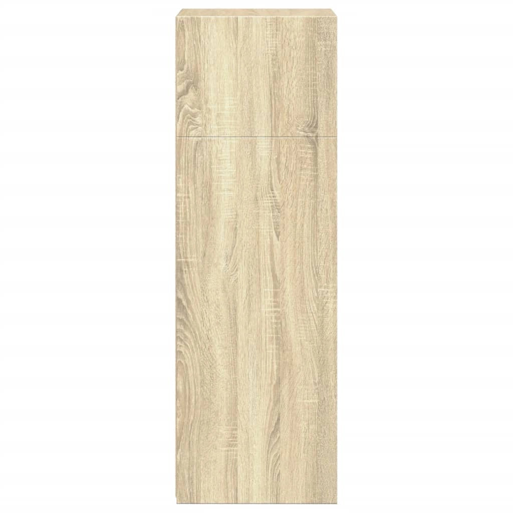 Buffet credenza cassettiera armadio mobile contenitore organizer cucina soggiorno salotto rovere Sonoma alto 45 x 41 x 124 cm legno ingegnerizzato marrone 02_0034063