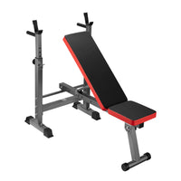 Panca per pesi pieghevole per max 230kg Panca fitness 2in1 inclinata e piana Porta bilanciere