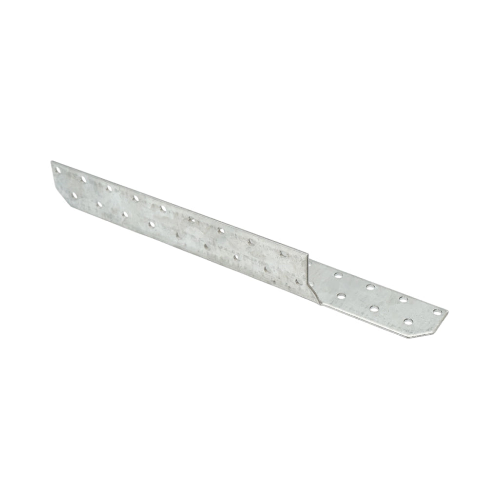 Ancoraggio a cuneo per travetto destro 33x33x250mm, spessore 2mm, acciaio zincato