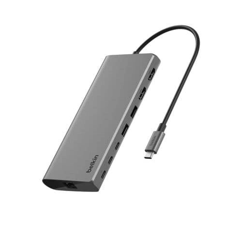 Belkin CONNECT USB-C 8-in-1 Core per 2 schermi     INC015btSGY-CZ