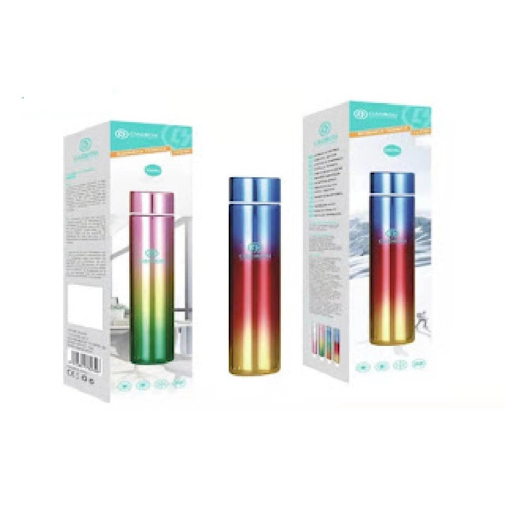 Trade Shop - Bottiglia Borraccia Termica Acciaio Thermos 280ml Porta Vivande Colorato Tx-8260 -