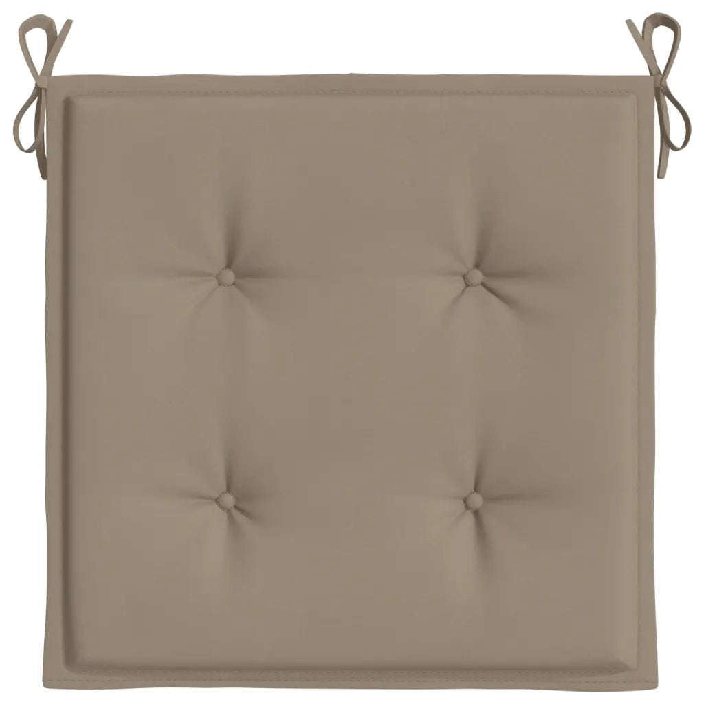 Cuscini per Sedia 6 pz | Cuscini per sedie Tortora 50x50x4 cm in Tessuto Oxford